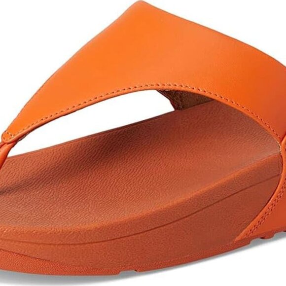 Women's Leather Toe-Post Thong Sandals Satsuma Size 10 Rubber Sole Slip-On - Picture 1 of 9